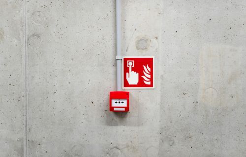 Fire Alarm system designed for the wall