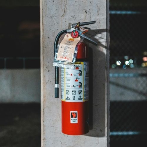 Fire Extinguisher on the wall